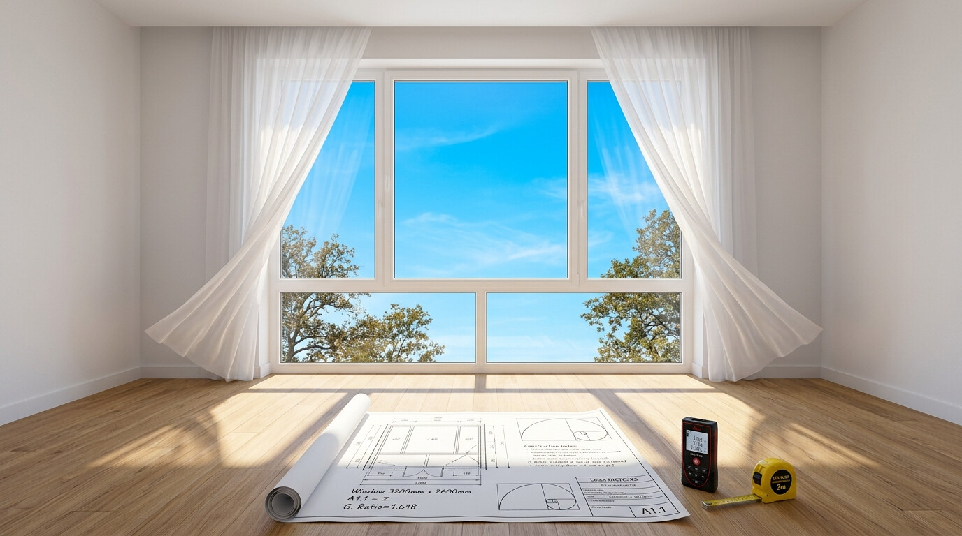 نورگیر ساختمان — فرمول محاسبه ابعاد پنجره برای نورگیری ایده‌آل | راهنمای مهندسی